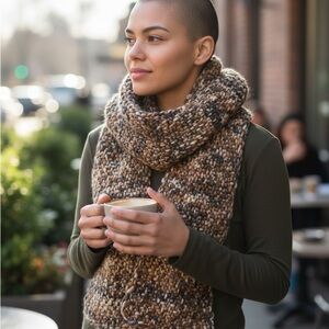 Panache Multicolor Chunky Knit Scarf